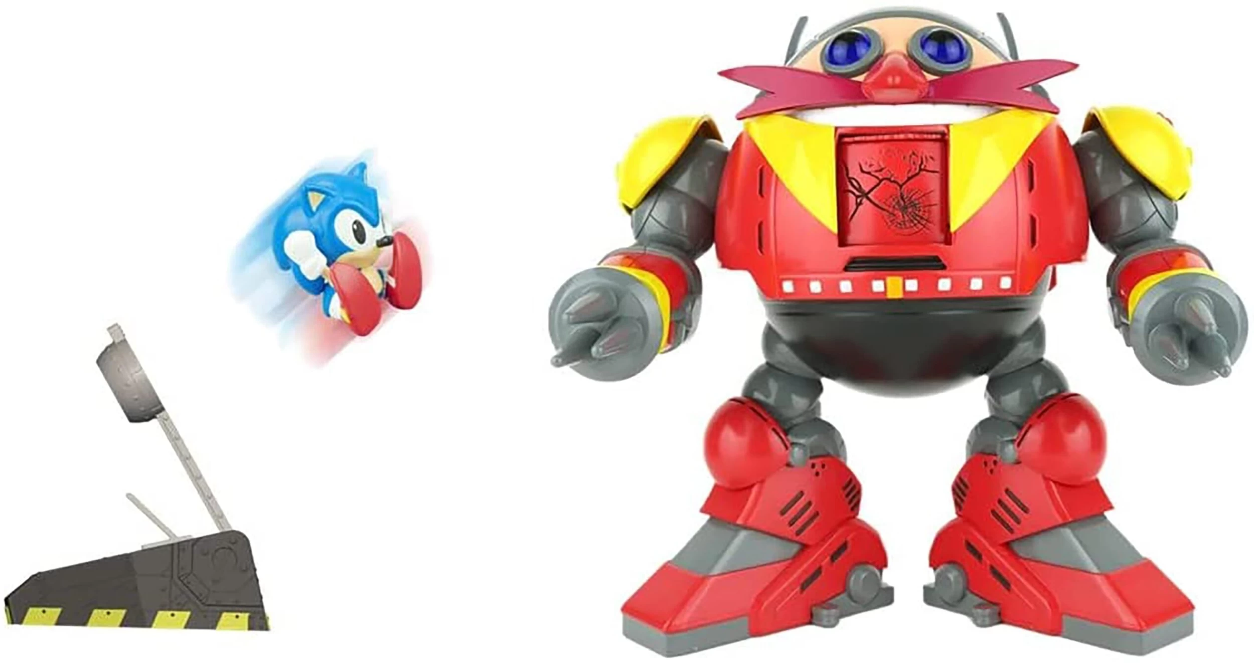 JAKKS PACIFIC Sonic The Hedgehog Giant Eggman Robot Battle Set 3 JAKKS PACIFIC Sonic The Hedgehog Giant Eggman Robot Battle Set