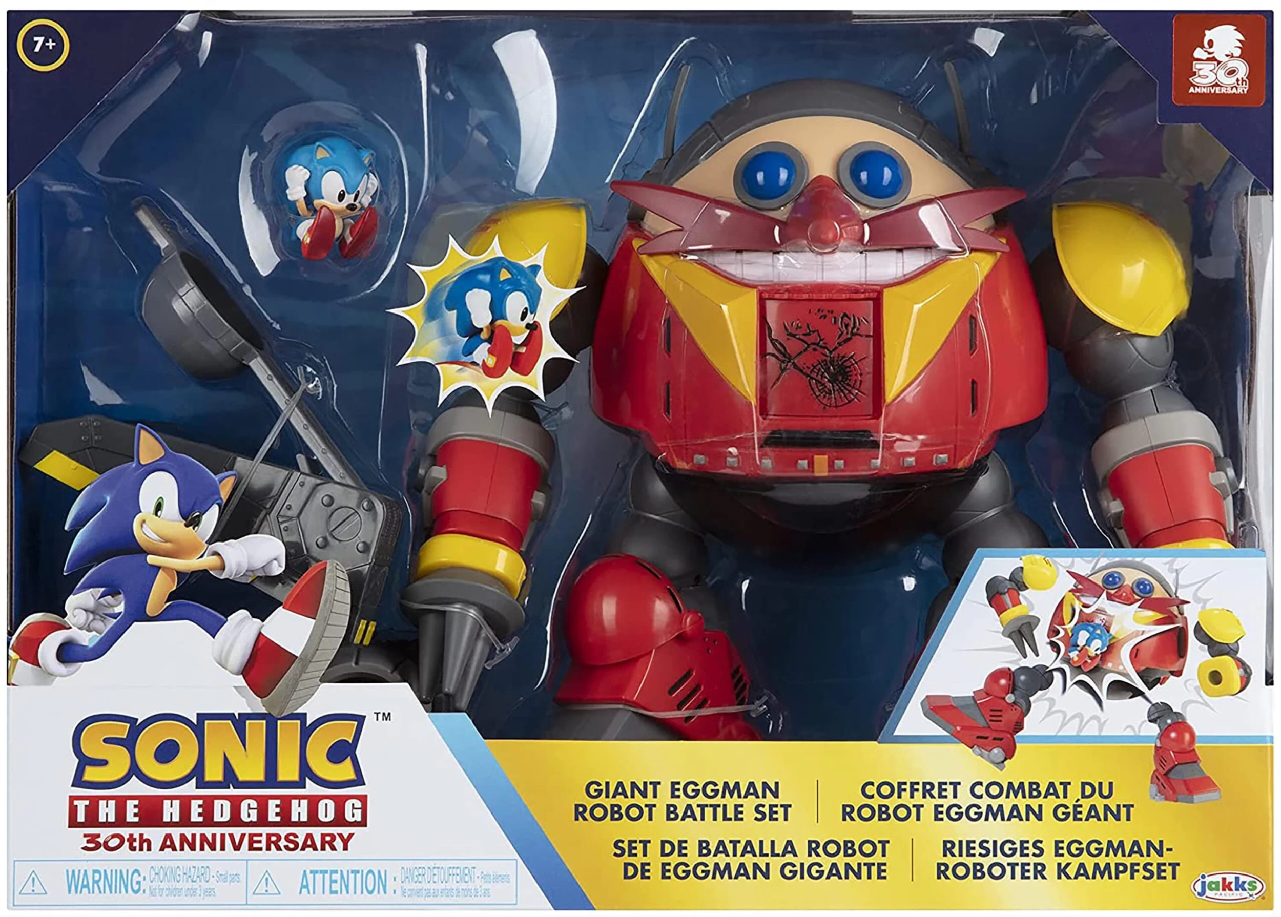 JAKKS PACIFIC Sonic The Hedgehog Giant Eggman Robot Battle Set 4 JAKKS PACIFIC Sonic The Hedgehog Giant Eggman Robot Battle Set - Image 2