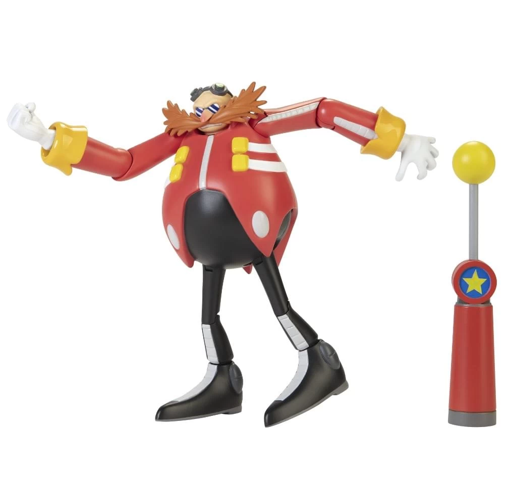 JAKKS PACIFIC Sonic The Hedgehog 4 Inch Figure | Dr. Eggman (Modern) With Checkpoint 5 JAKKS PACIFIC Sonic The Hedgehog 4 Inch Figure | Dr. Eggman (Modern) With Checkpoint - Image 3