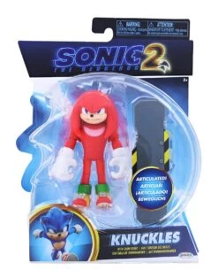 JAKKS PACIFIC Sonic The Hedgehog 4 Inch Figure | Knuckles With Snow Rider