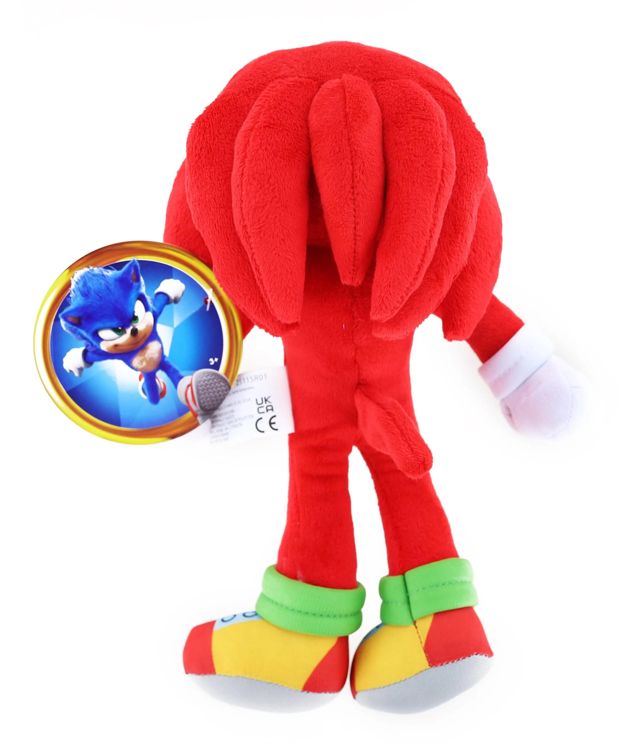 JAKKS PACIFIC Sonic The Hedgehog 2 9 Inch Plush | Knuckles 4 JAKKS PACIFIC Sonic The Hedgehog 2 9 Inch Plush | Knuckles - Image 2