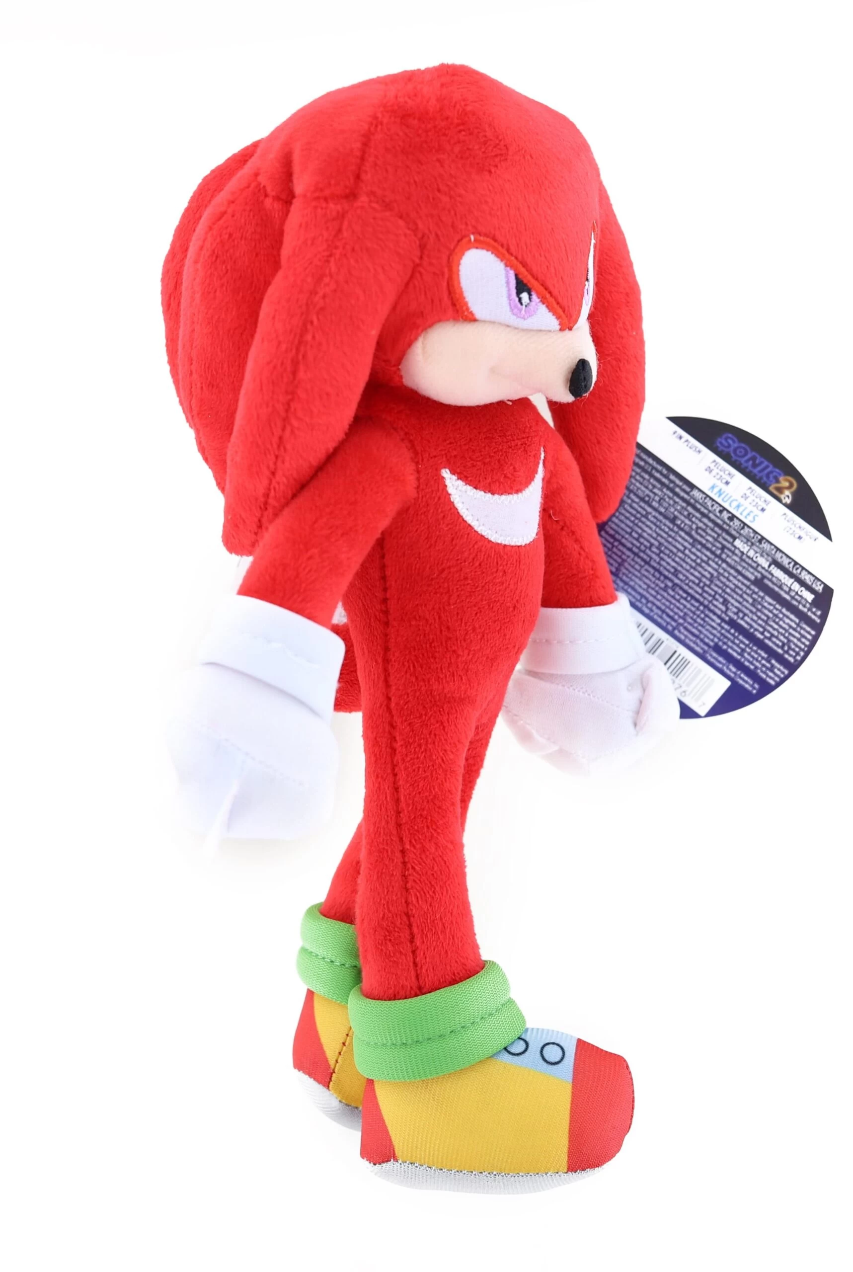 JAKKS PACIFIC Sonic The Hedgehog 2 9 Inch Plush | Knuckles 5 JAKKS PACIFIC Sonic The Hedgehog 2 9 Inch Plush | Knuckles - Image 3