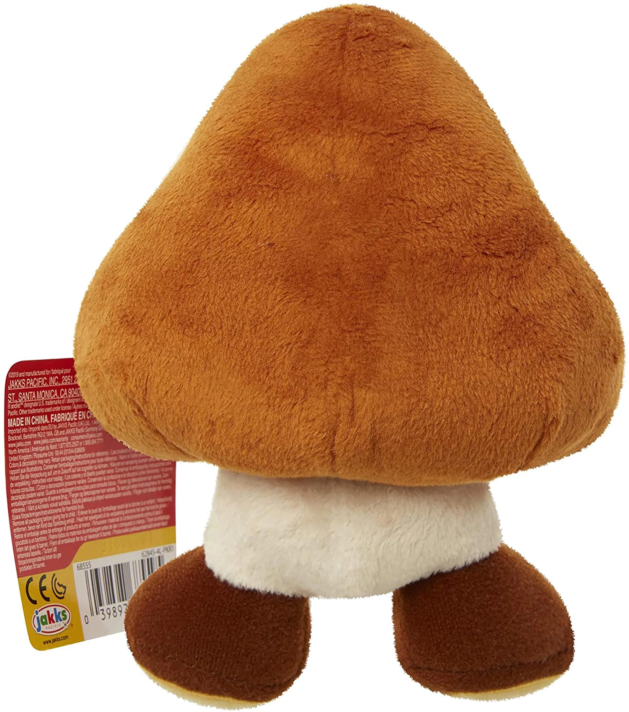 JAKKS PACIFIC Super Mario World Of Nintendo 7 Inch Plush | Goomba 5 JAKKS PACIFIC Super Mario World Of Nintendo 7 Inch Plush | Goomba - Image 3