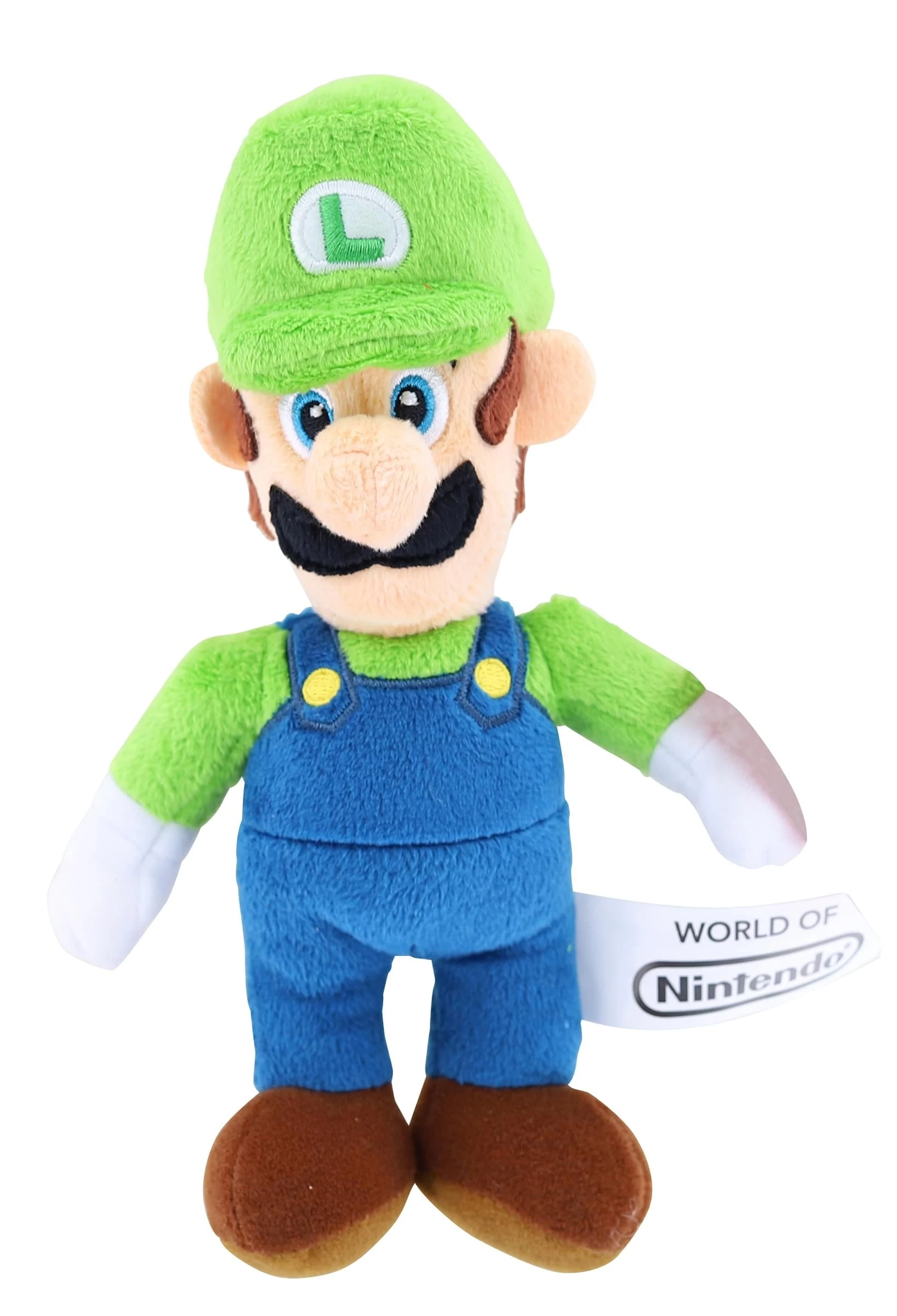 JAKKS PACIFIC Super Mario World Of Nintendo 7 Inch Plush | Luigi 3 JAKKS PACIFIC Super Mario World Of Nintendo 7 Inch Plush | Luigi