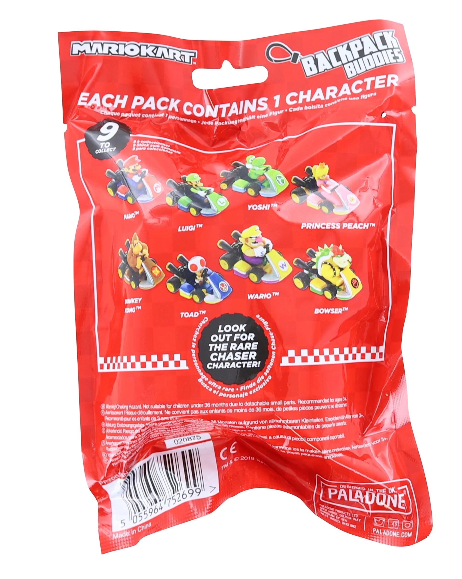 JAKKS PACIFIC Mario Kart Backpack Buddies Blind Bag | One Random 4 JAKKS PACIFIC Mario Kart Backpack Buddies Blind Bag | One Random - Image 2