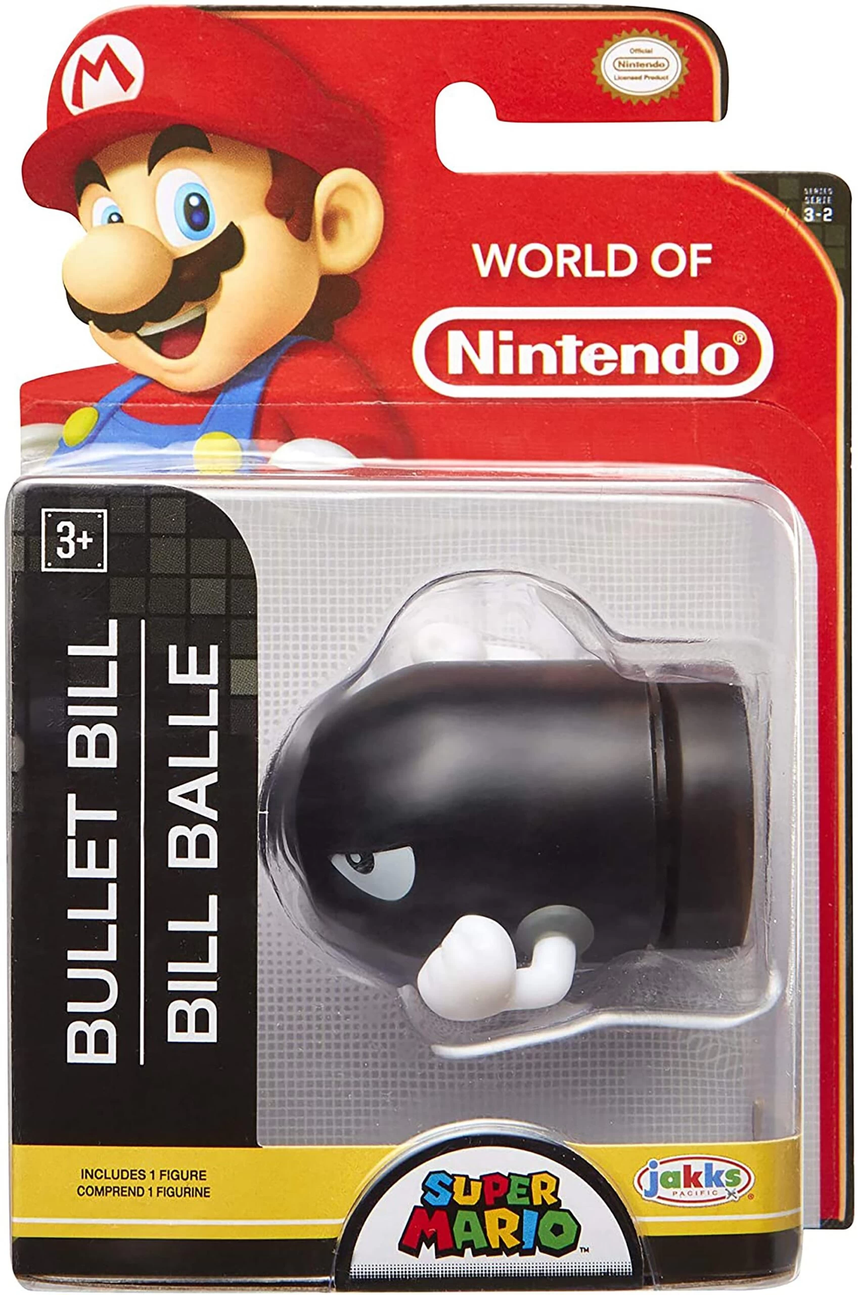 JAKKS PACIFIC Super Mario World Of Nintendo 2.5 Inch Figure | Bullet Bill 4 JAKKS PACIFIC Super Mario World Of Nintendo 2.5 Inch Figure | Bullet Bill - Image 2