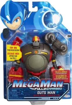 JAKKS PACIFIC Mega Man Fully Charged 7 Inch Action Figure | Guts Man 8 JAKKS PACIFIC Mega Man Fully Charged 7 Inch Action Figure | Guts Man -Boutique Toy Store JKP 81521 2L CC