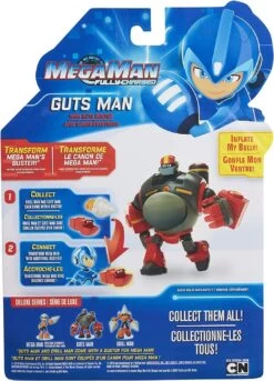 JAKKS PACIFIC Mega Man Fully Charged 7 Inch Action Figure | Guts Man 9 JAKKS PACIFIC Mega Man Fully Charged 7 Inch Action Figure | Guts Man -Boutique Toy Store JKP 81521 2L CD