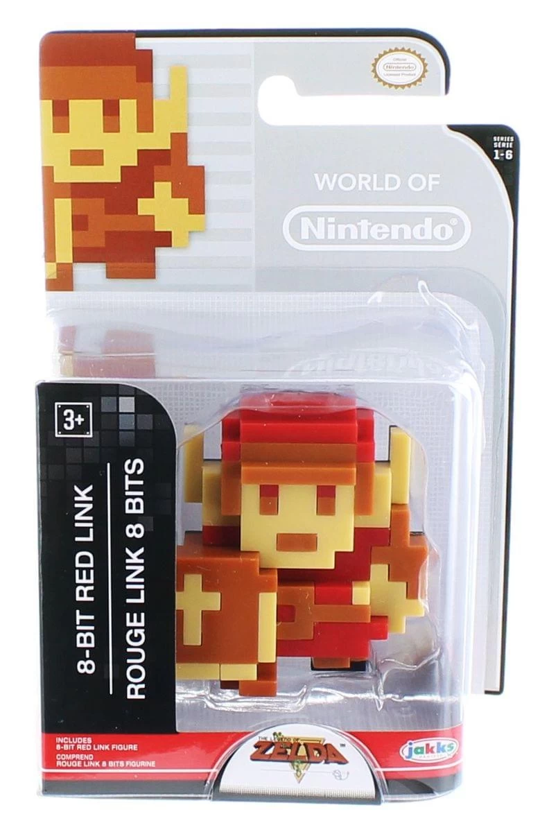 JAKKS PACIFIC Nintendo Legend Of Zelda Series 6 8-Bit Red Link 2.5" Mini Figure 3 JAKKS PACIFIC Nintendo Legend Of Zelda Series 6 8-Bit Red Link 2.5" Mini Figure