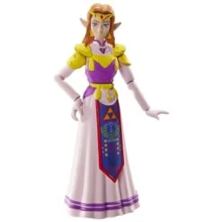 JAKKS PACIFIC World Of Nintendo 4" Figure: Princess Zelda W/ Ocarina