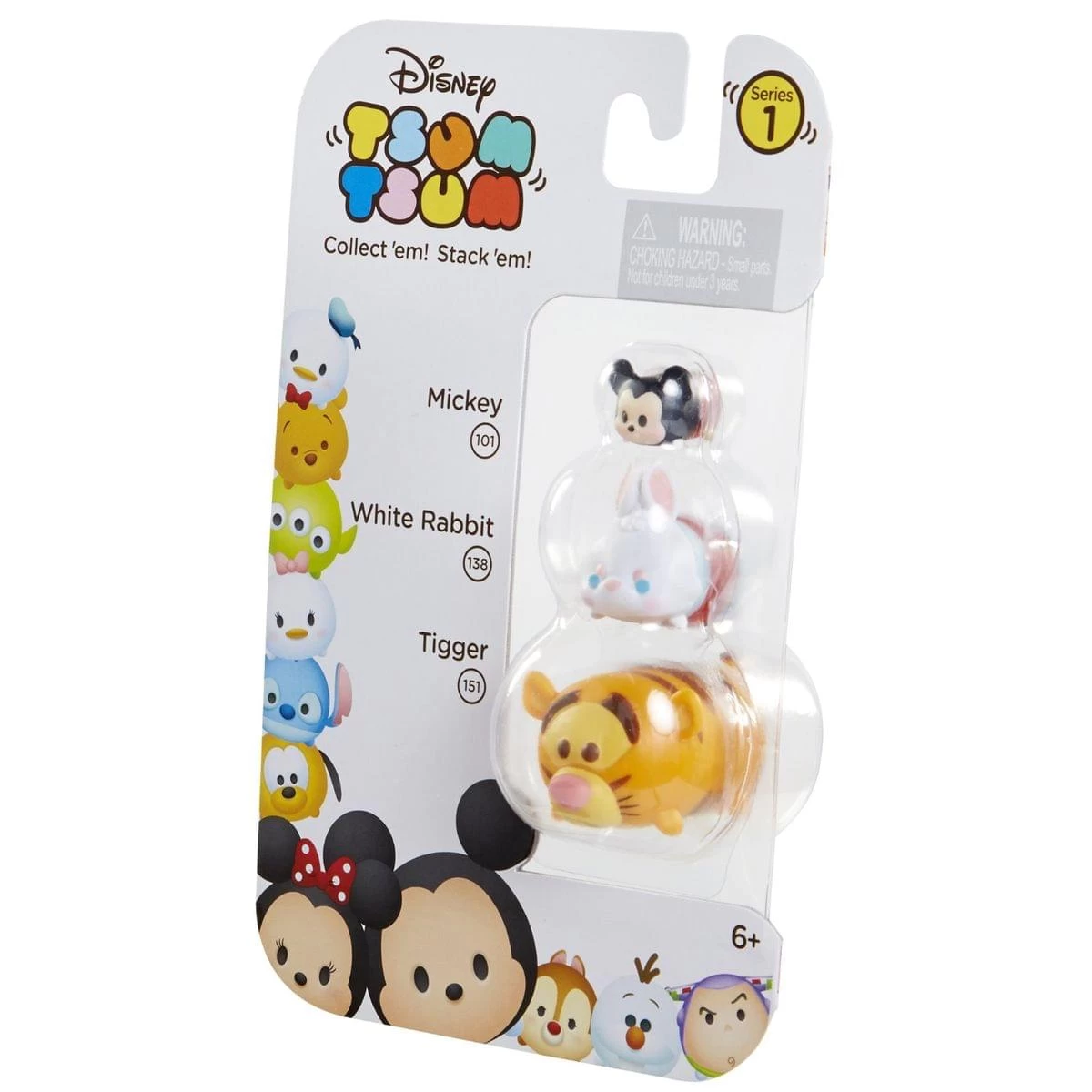 JAKKS PACIFIC Disney Tsum Tsum 3 Pack: Mickey, White Rabbit, Tigger 4 JAKKS PACIFIC Disney Tsum Tsum 3 Pack: Mickey, White Rabbit, Tigger - Image 2