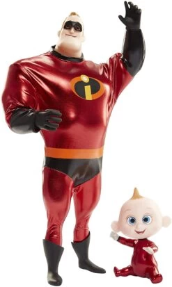 JAKKS PACIFIC The Incredibles 2 Mr.Incredible & Jack-Jack Action Figure Pack