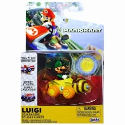 JAKKS PACIFIC World Of Nintendo - Mario-Kart - Coin Racers - Lui
